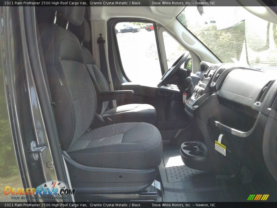 Front Seat of 2021 Ram ProMaster 2500 High Roof Cargo Van Photo #14