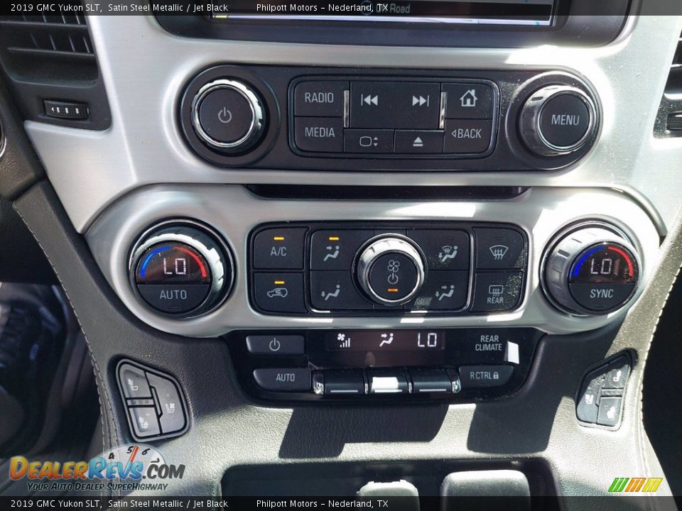 2019 GMC Yukon SLT Satin Steel Metallic / Jet Black Photo #28
