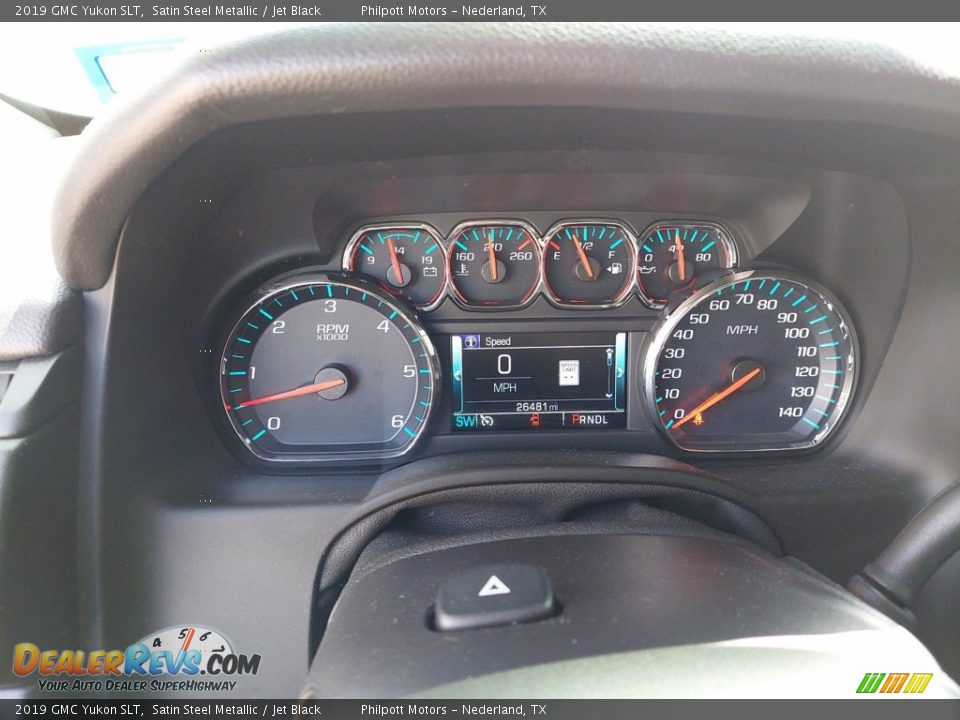 2019 GMC Yukon SLT Satin Steel Metallic / Jet Black Photo #30