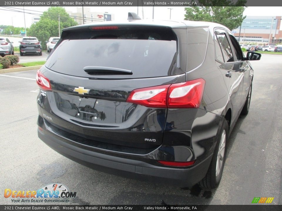 2021 Chevrolet Equinox LS AWD Mosaic Black Metallic / Medium Ash Gray Photo #5