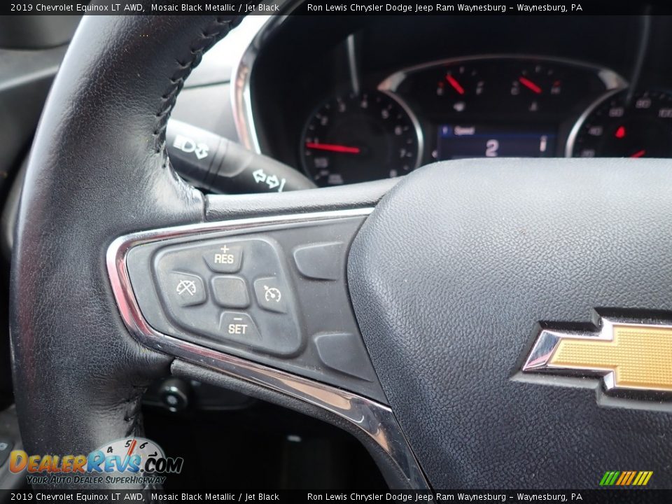 2019 Chevrolet Equinox LT AWD Mosaic Black Metallic / Jet Black Photo #20