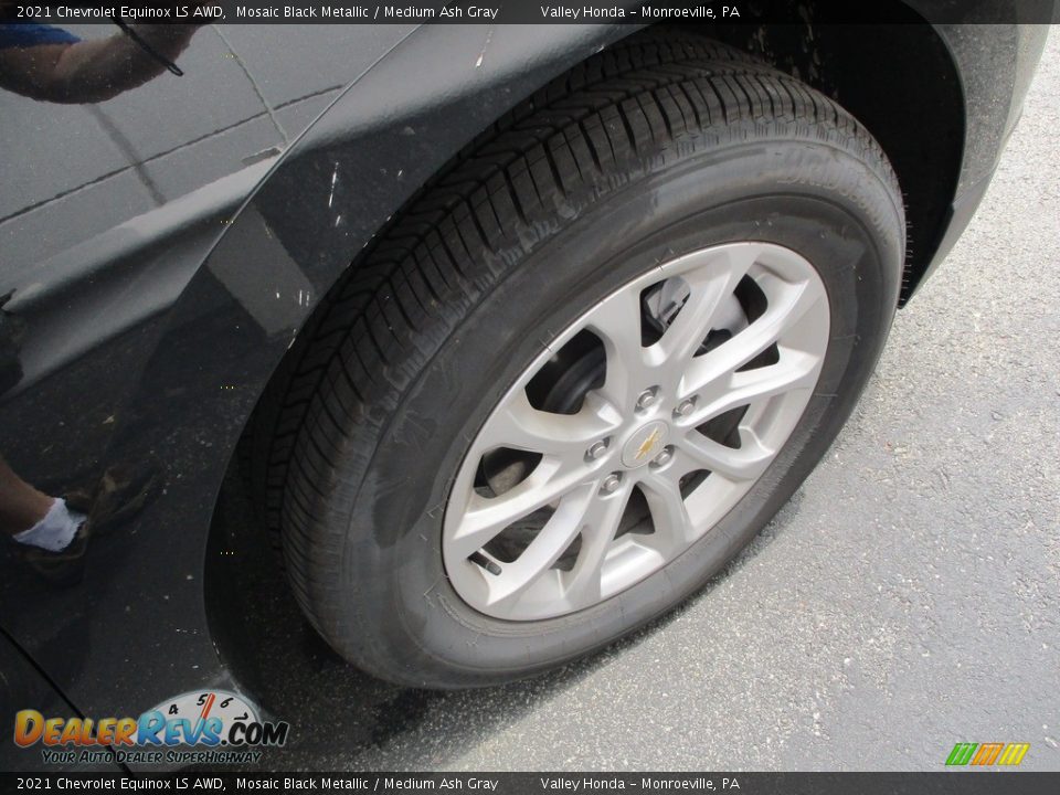 2021 Chevrolet Equinox LS AWD Mosaic Black Metallic / Medium Ash Gray Photo #7