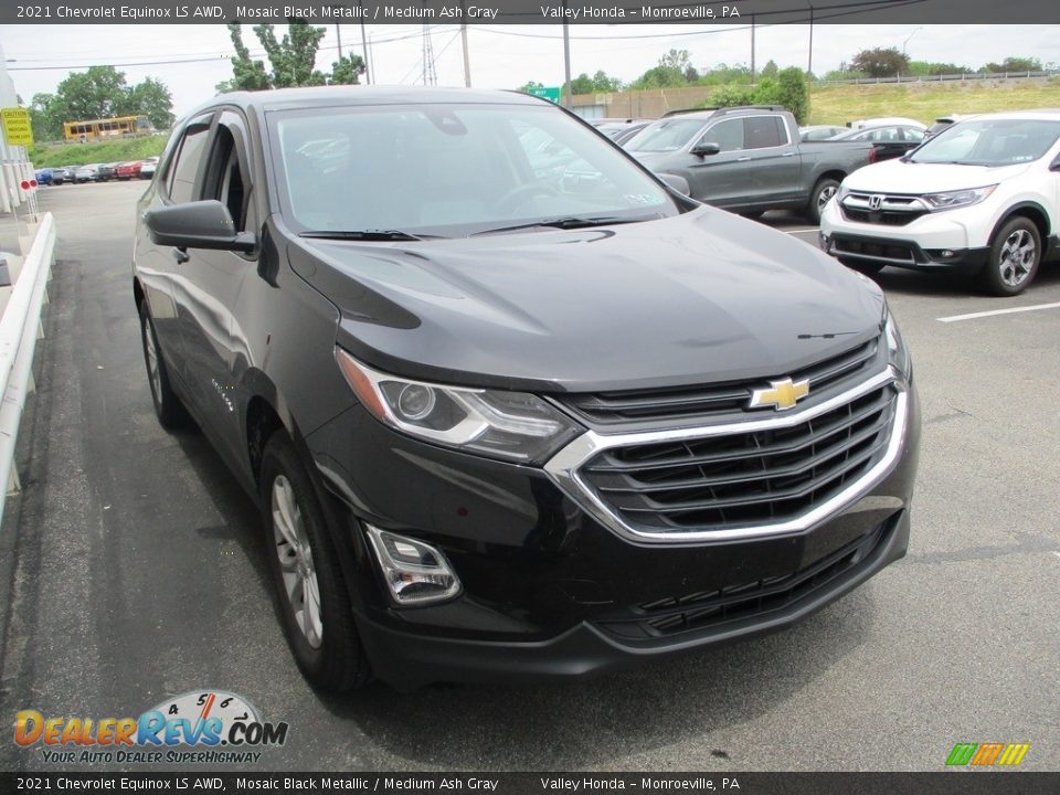 2021 Chevrolet Equinox LS AWD Mosaic Black Metallic / Medium Ash Gray Photo #8