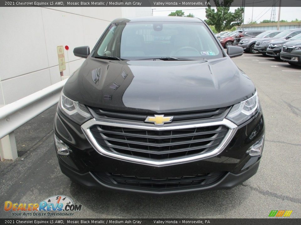 2021 Chevrolet Equinox LS AWD Mosaic Black Metallic / Medium Ash Gray Photo #9
