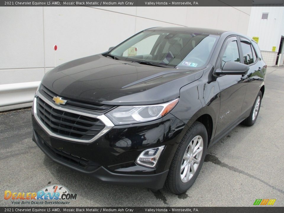 2021 Chevrolet Equinox LS AWD Mosaic Black Metallic / Medium Ash Gray Photo #10