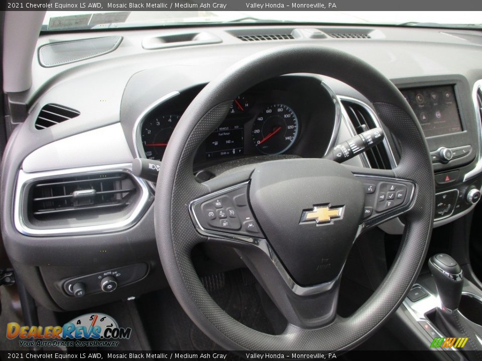 2021 Chevrolet Equinox LS AWD Mosaic Black Metallic / Medium Ash Gray Photo #14