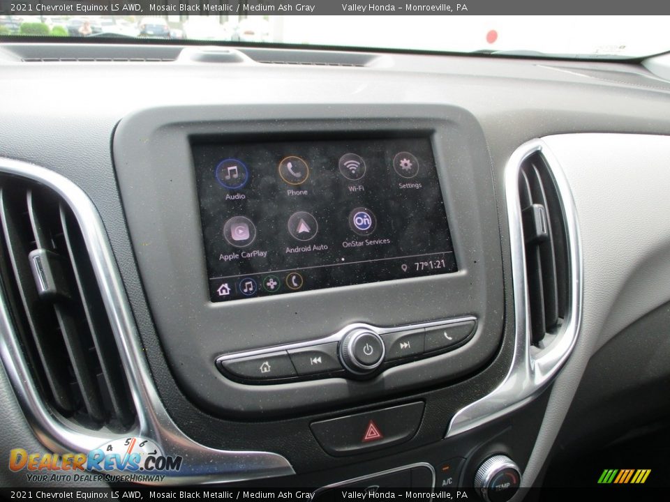 2021 Chevrolet Equinox LS AWD Mosaic Black Metallic / Medium Ash Gray Photo #15