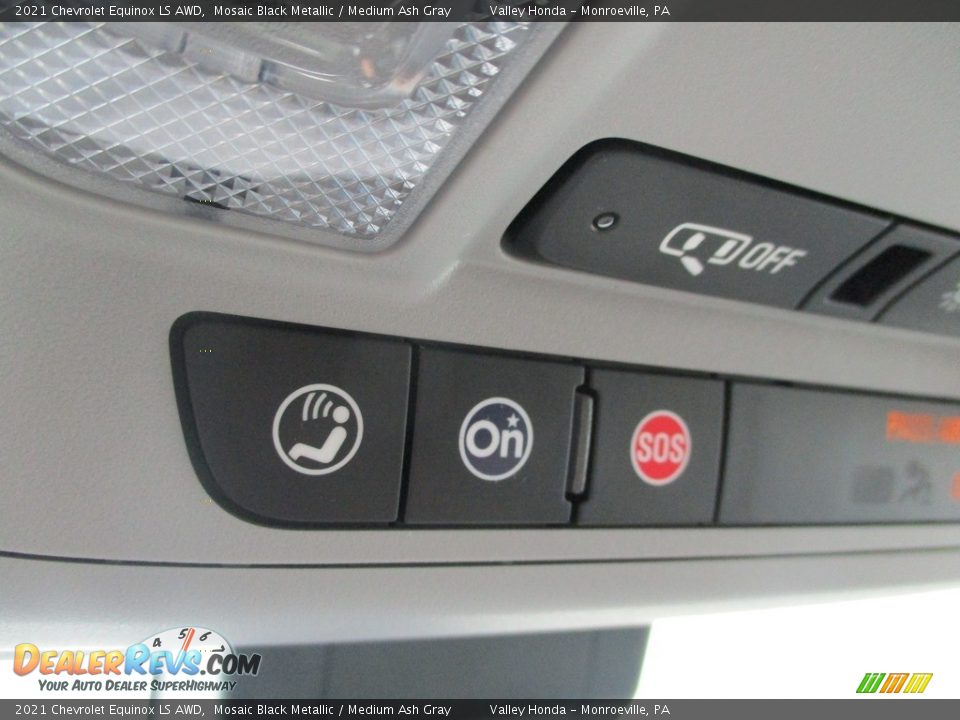 2021 Chevrolet Equinox LS AWD Mosaic Black Metallic / Medium Ash Gray Photo #17
