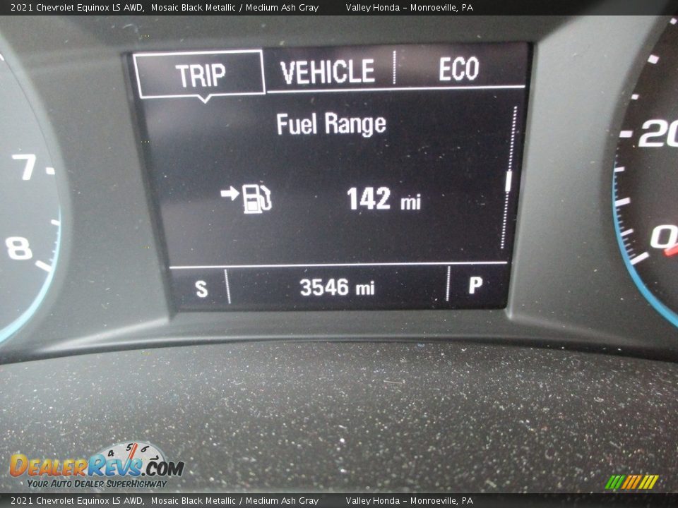 2021 Chevrolet Equinox LS AWD Mosaic Black Metallic / Medium Ash Gray Photo #20