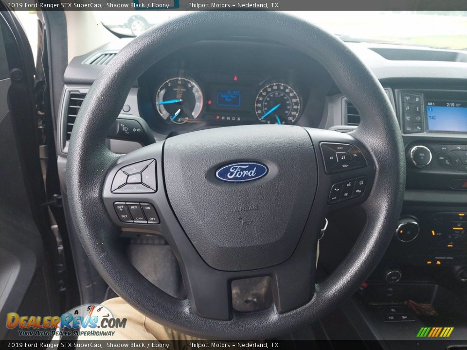 2019 Ford Ranger STX SuperCab Shadow Black / Ebony Photo #15