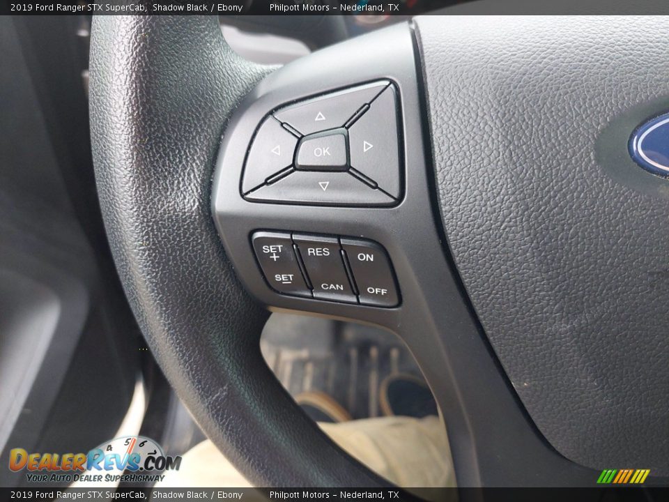 2019 Ford Ranger STX SuperCab Shadow Black / Ebony Photo #16