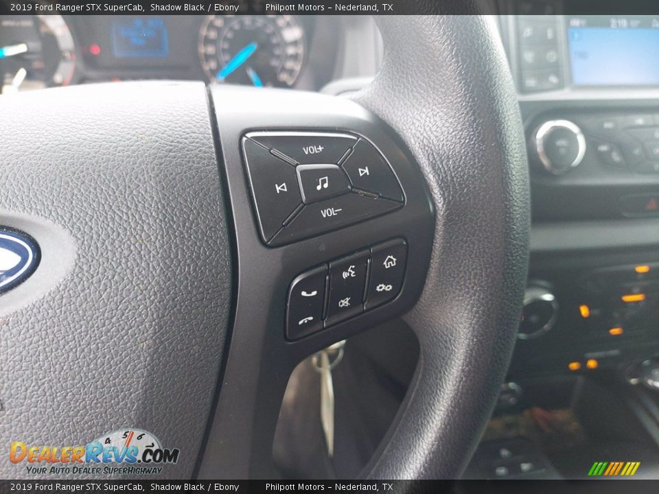 2019 Ford Ranger STX SuperCab Shadow Black / Ebony Photo #17