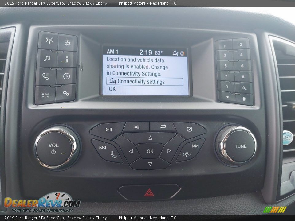 2019 Ford Ranger STX SuperCab Shadow Black / Ebony Photo #19