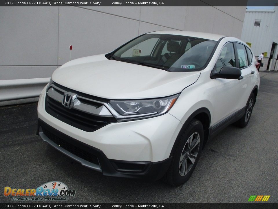 2017 Honda CR-V LX AWD White Diamond Pearl / Ivory Photo #9