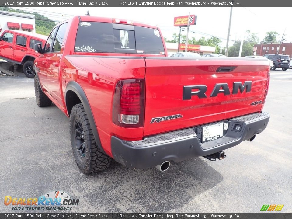 2017 Ram 1500 Rebel Crew Cab 4x4 Flame Red / Black Photo #3