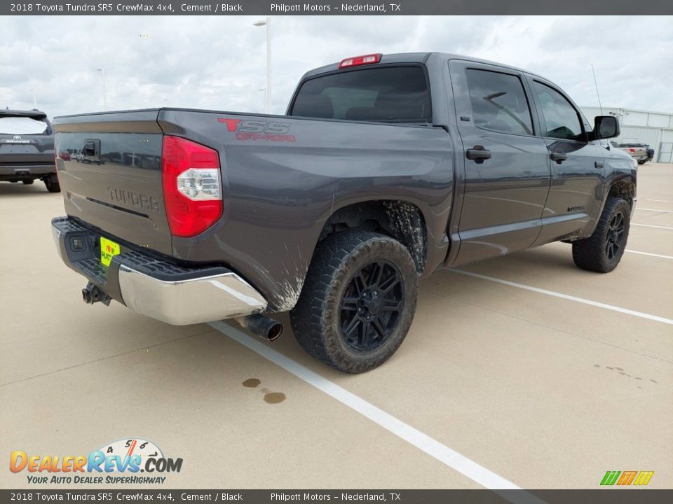 2018 Toyota Tundra SR5 CrewMax 4x4 Cement / Black Photo #3
