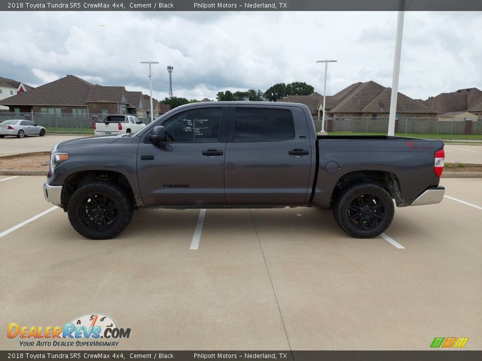 2018 Toyota Tundra SR5 CrewMax 4x4 Cement / Black Photo #4
