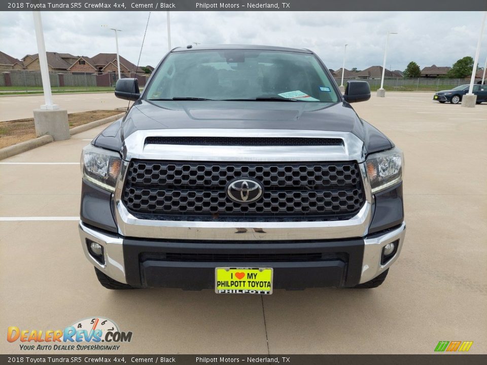 2018 Toyota Tundra SR5 CrewMax 4x4 Cement / Black Photo #6