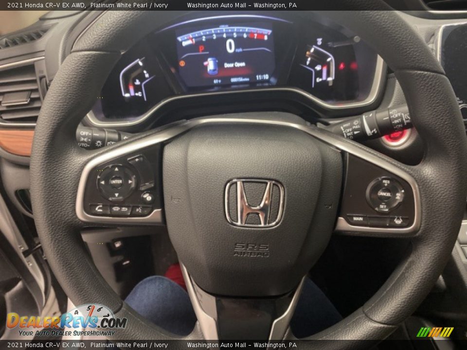 2021 Honda CR-V EX AWD Platinum White Pearl / Ivory Photo #12