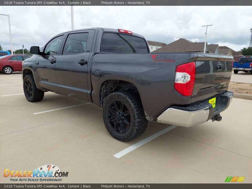 2018 Toyota Tundra SR5 CrewMax 4x4 Cement / Black Photo #8