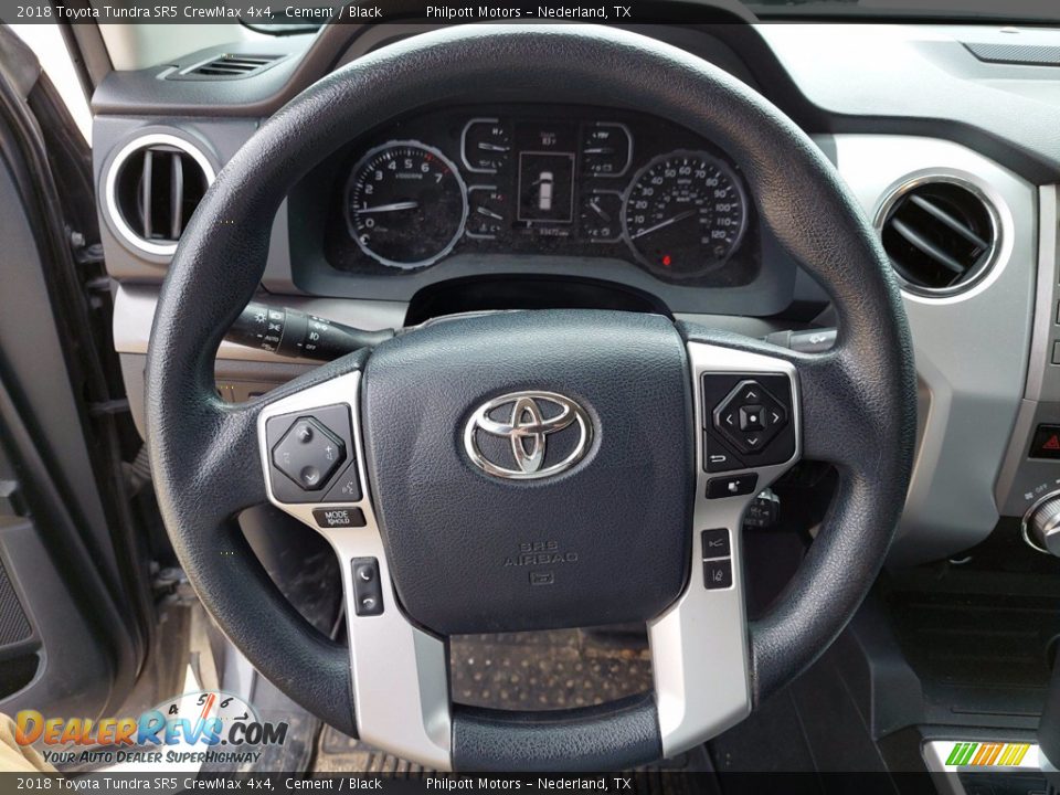 2018 Toyota Tundra SR5 CrewMax 4x4 Cement / Black Photo #12
