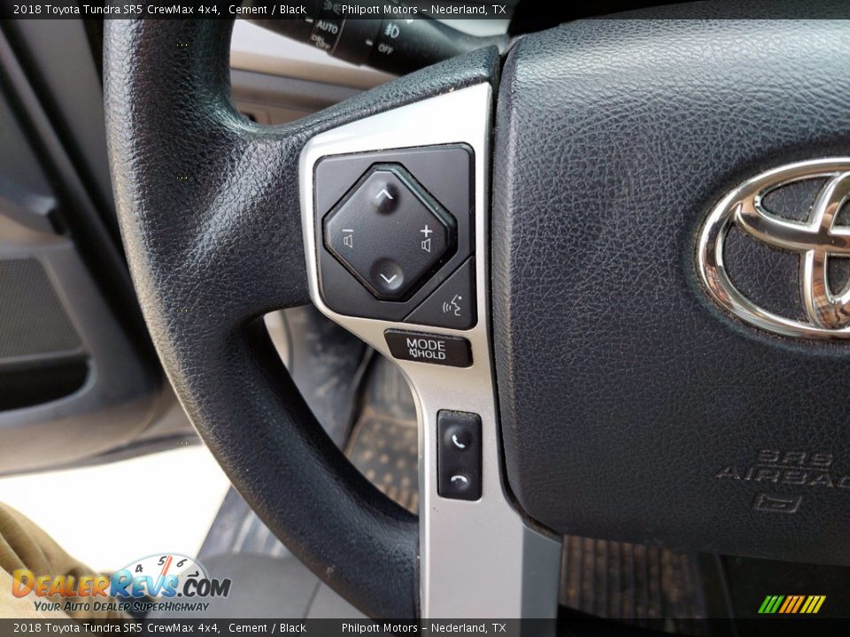 2018 Toyota Tundra SR5 CrewMax 4x4 Cement / Black Photo #13