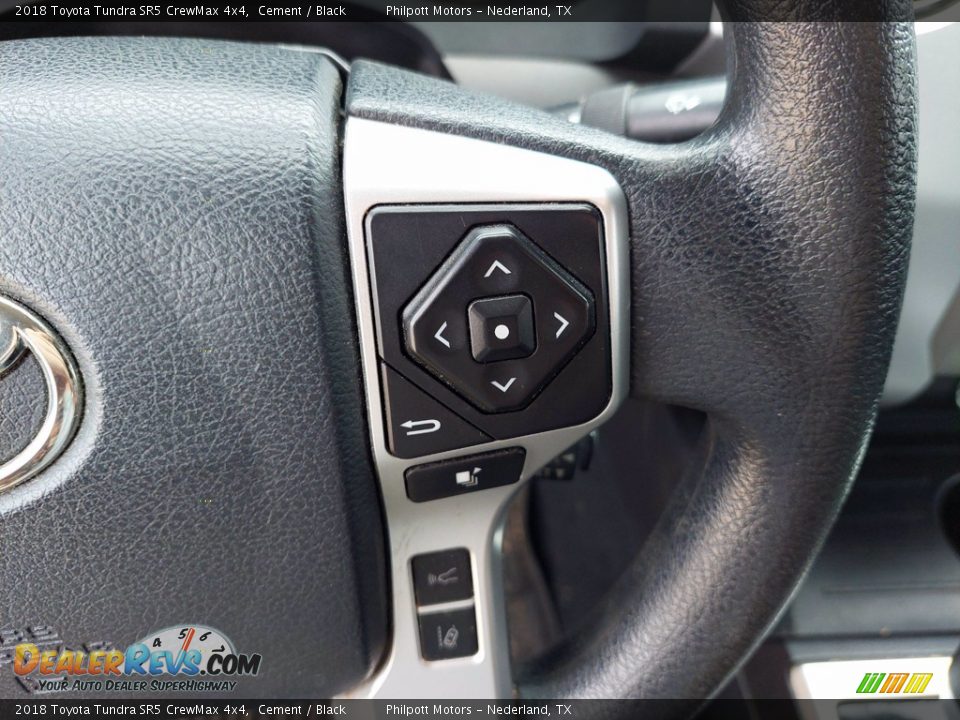 2018 Toyota Tundra SR5 CrewMax 4x4 Cement / Black Photo #14