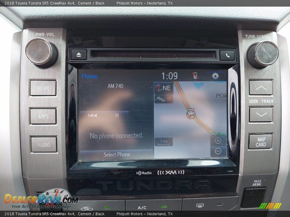 2018 Toyota Tundra SR5 CrewMax 4x4 Cement / Black Photo #16