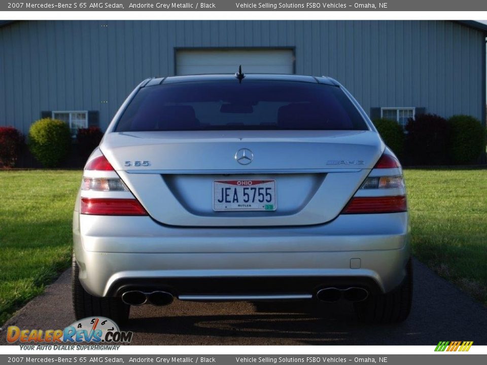 2007 Mercedes-Benz S 65 AMG Sedan Andorite Grey Metallic / Black Photo #5