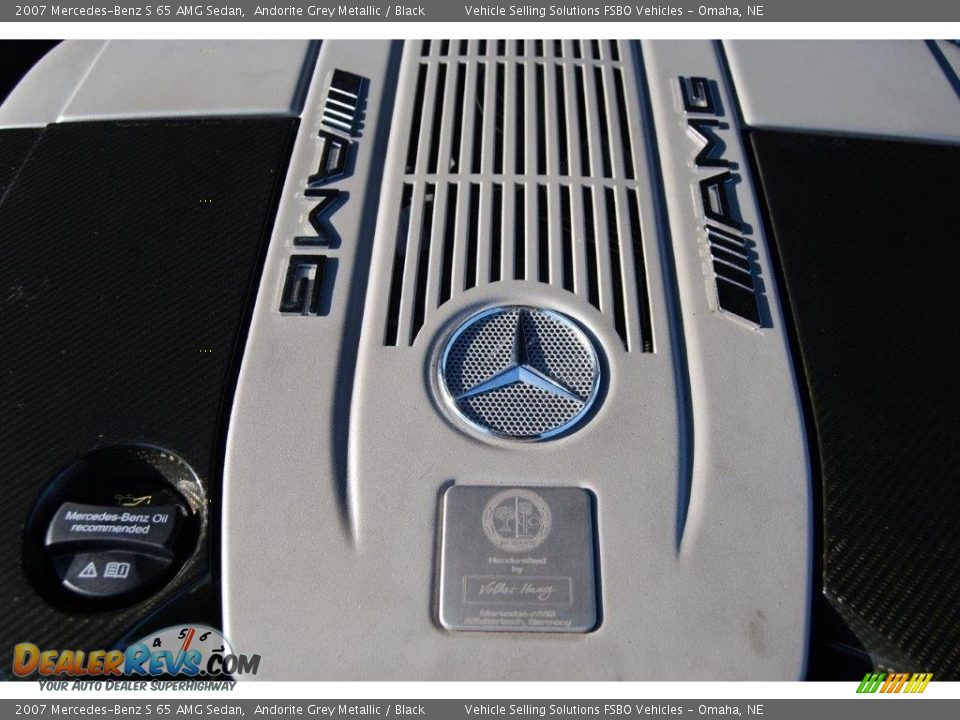 2007 Mercedes-Benz S 65 AMG Sedan Andorite Grey Metallic / Black Photo #7