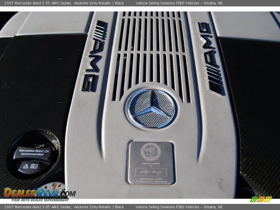 2007 Mercedes-Benz S 65 AMG Sedan Andorite Grey Metallic / Black Photo #7