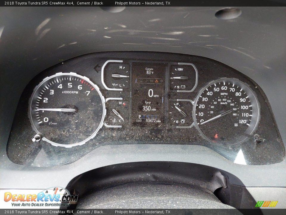 2018 Toyota Tundra SR5 CrewMax 4x4 Cement / Black Photo #20