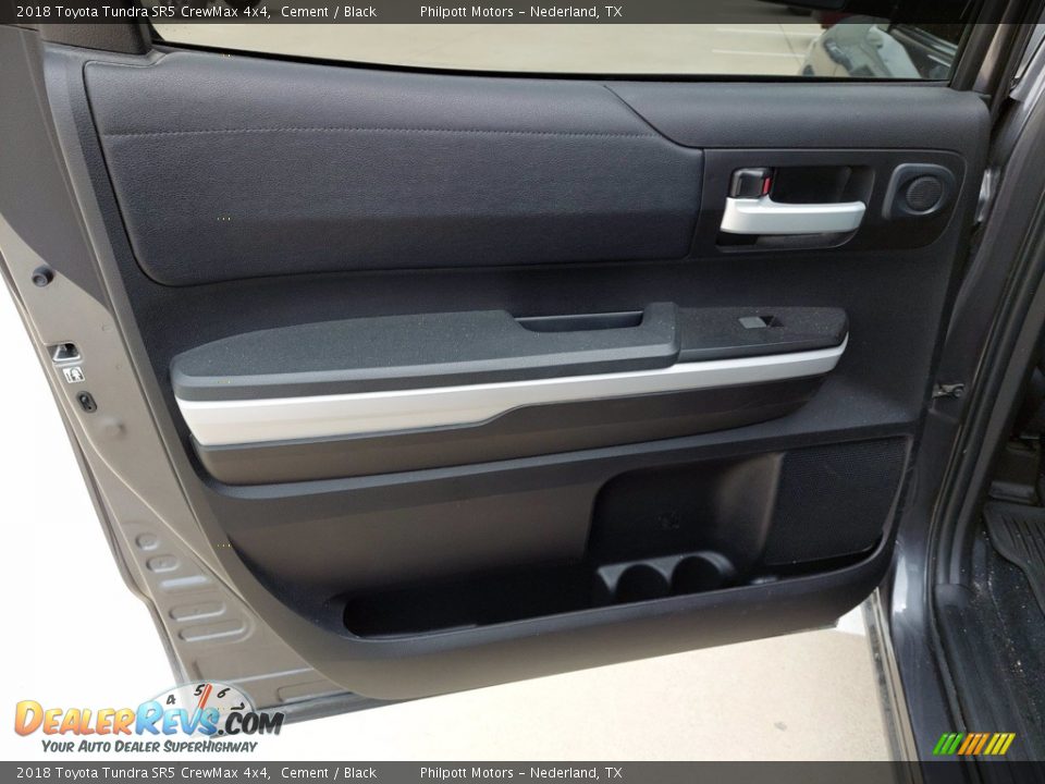 2018 Toyota Tundra SR5 CrewMax 4x4 Cement / Black Photo #21