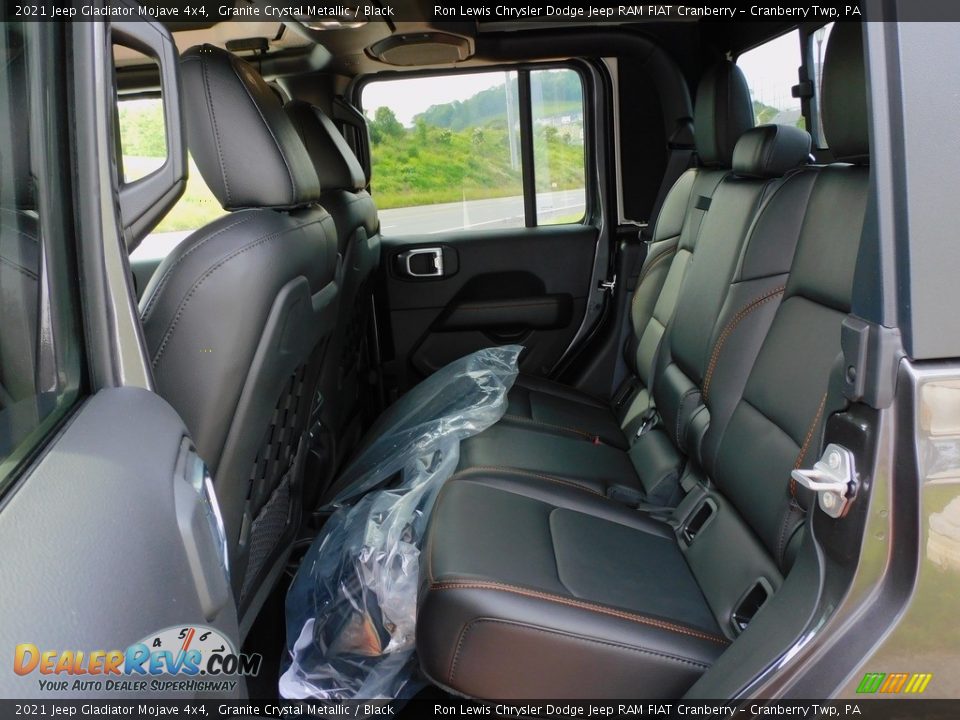 Rear Seat of 2021 Jeep Gladiator Mojave 4x4 Photo #12