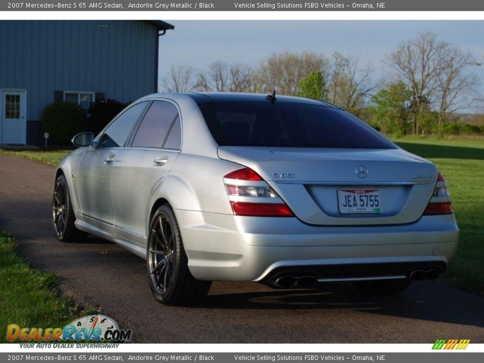 2007 Mercedes-Benz S 65 AMG Sedan Andorite Grey Metallic / Black Photo #19