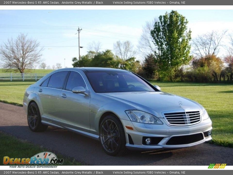 2007 Mercedes-Benz S 65 AMG Sedan Andorite Grey Metallic / Black Photo #28