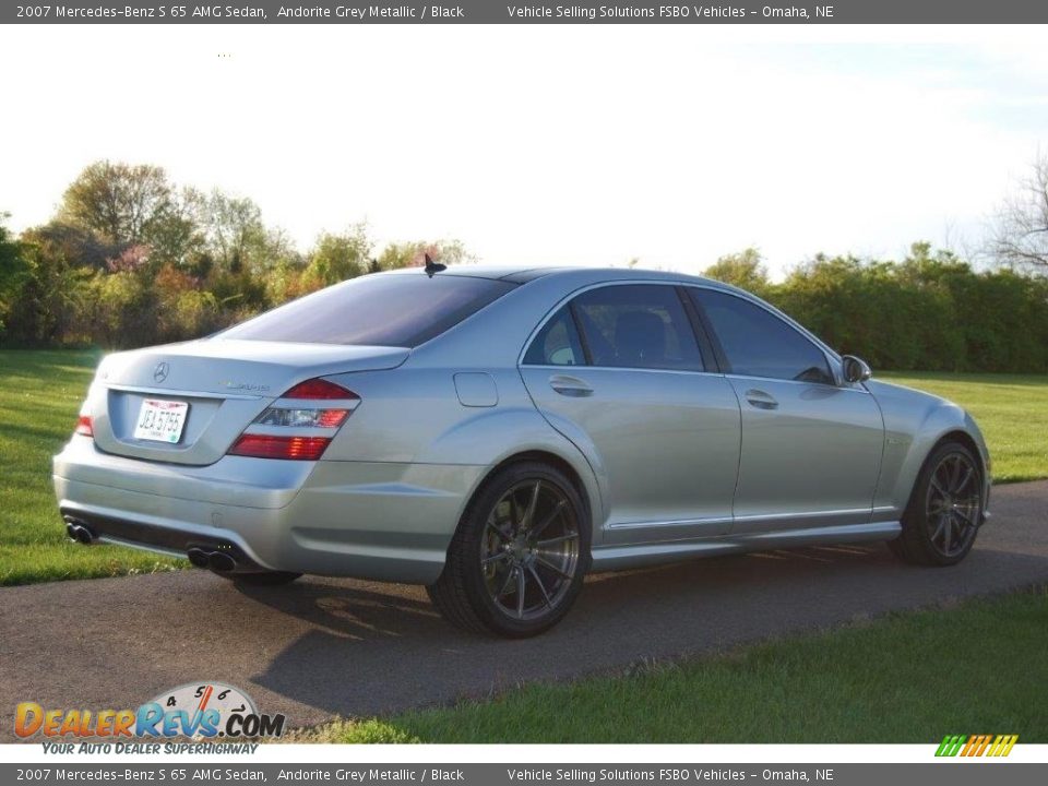 2007 Mercedes-Benz S 65 AMG Sedan Andorite Grey Metallic / Black Photo #30