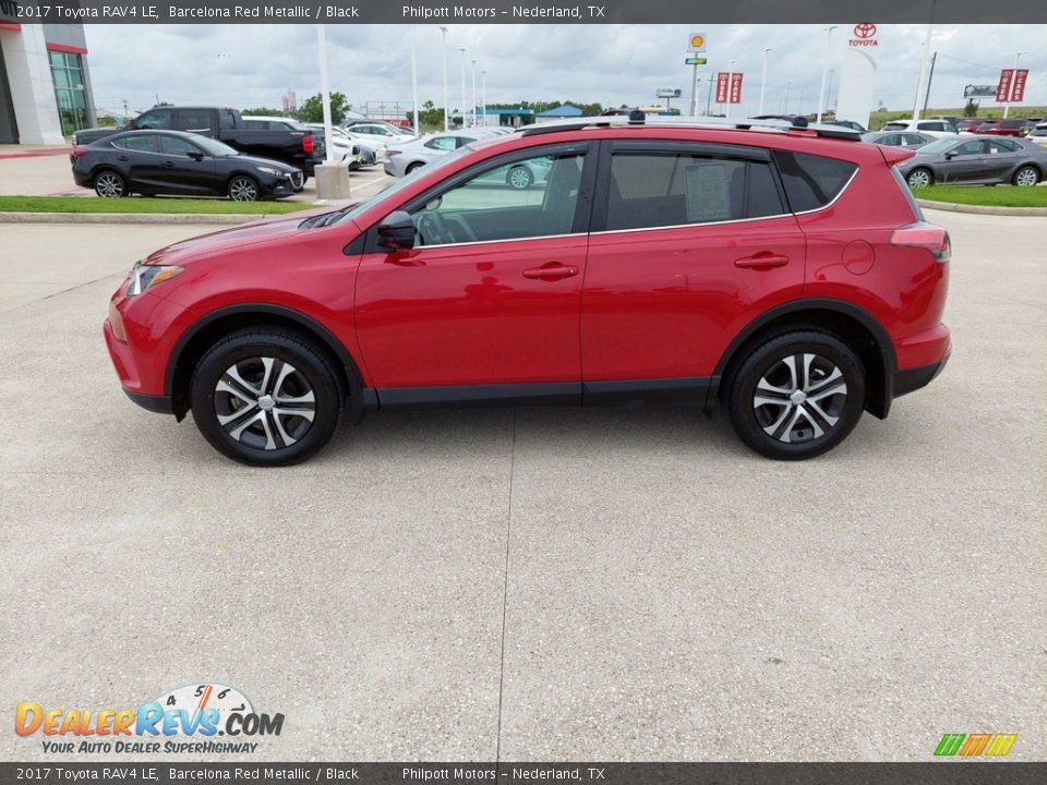 2017 Toyota RAV4 LE Barcelona Red Metallic / Black Photo #7