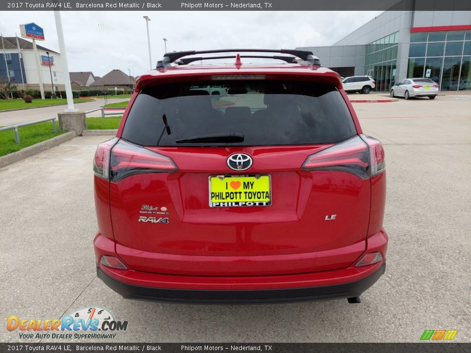 2017 Toyota RAV4 LE Barcelona Red Metallic / Black Photo #8