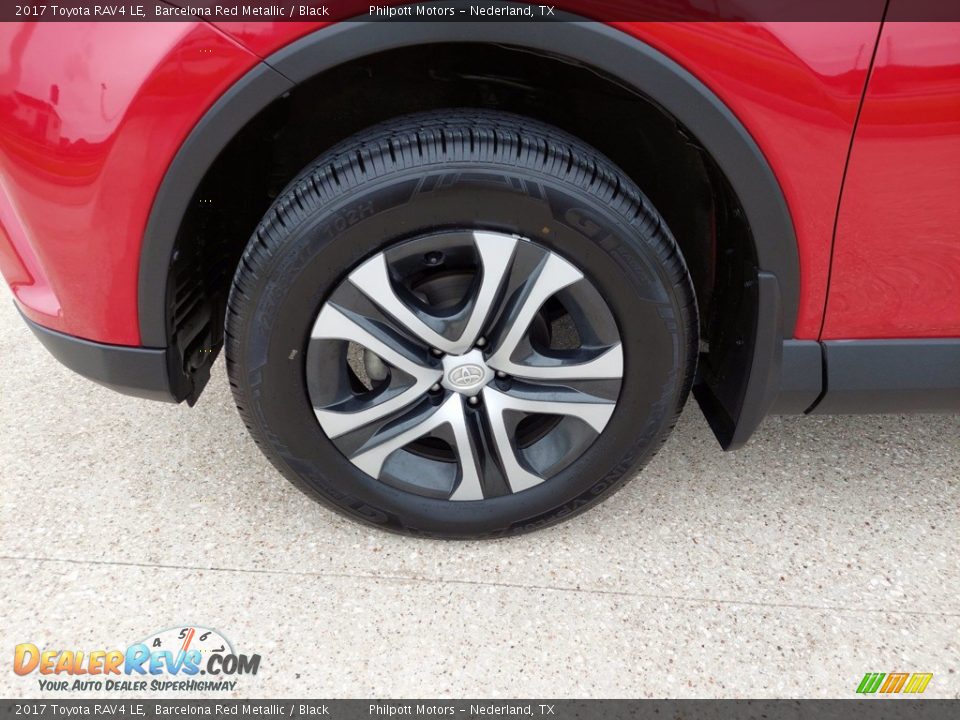 2017 Toyota RAV4 LE Barcelona Red Metallic / Black Photo #10