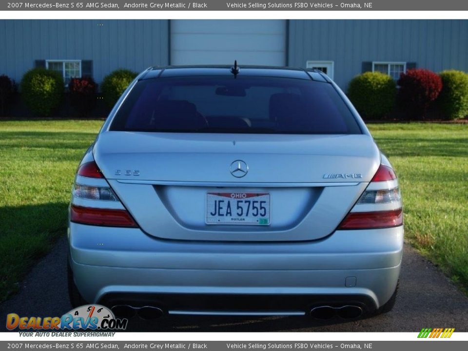 2007 Mercedes-Benz S 65 AMG Sedan Andorite Grey Metallic / Black Photo #34