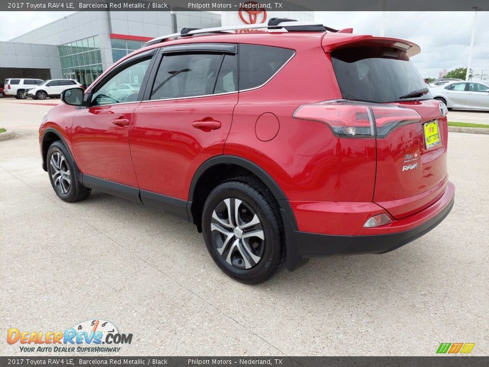 2017 Toyota RAV4 LE Barcelona Red Metallic / Black Photo #11
