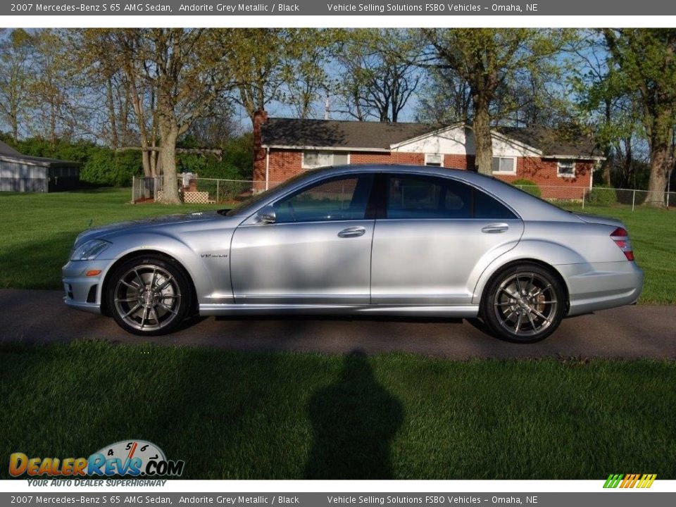 2007 Mercedes-Benz S 65 AMG Sedan Andorite Grey Metallic / Black Photo #36