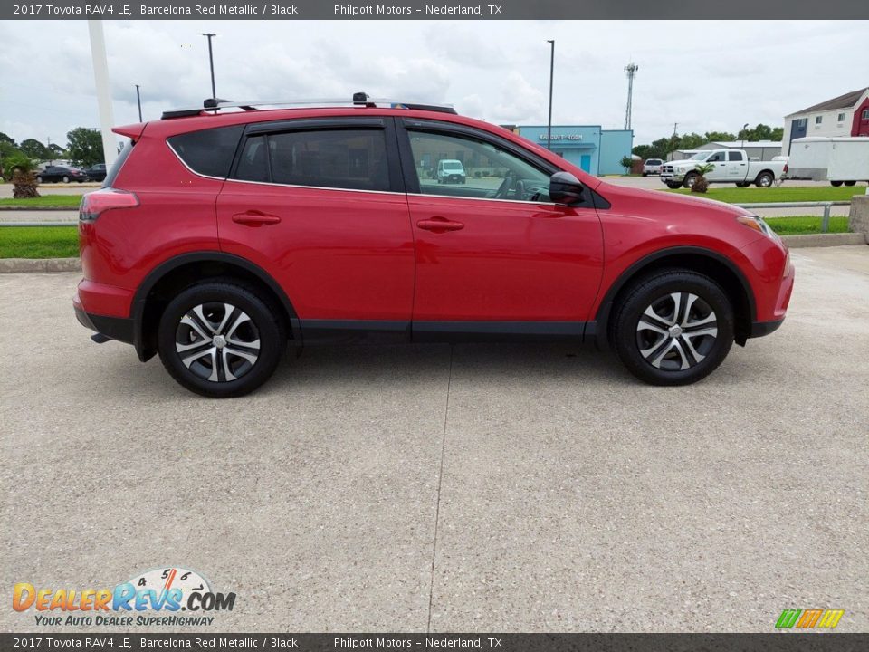 2017 Toyota RAV4 LE Barcelona Red Metallic / Black Photo #12