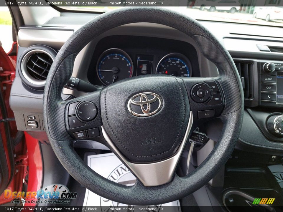 2017 Toyota RAV4 LE Barcelona Red Metallic / Black Photo #15