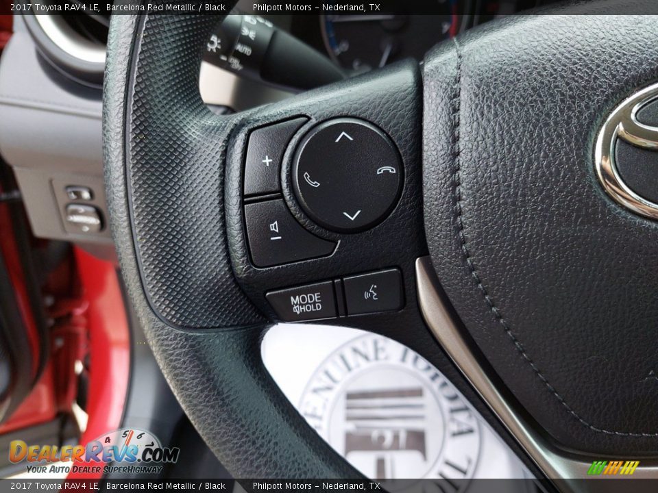 2017 Toyota RAV4 LE Barcelona Red Metallic / Black Photo #16