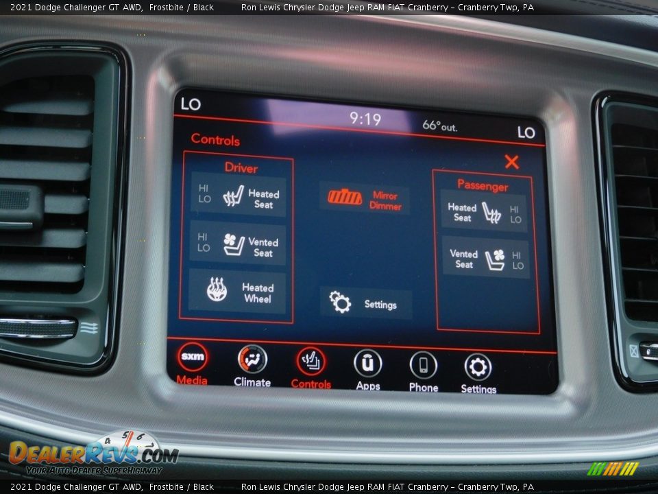Controls of 2021 Dodge Challenger GT AWD Photo #17