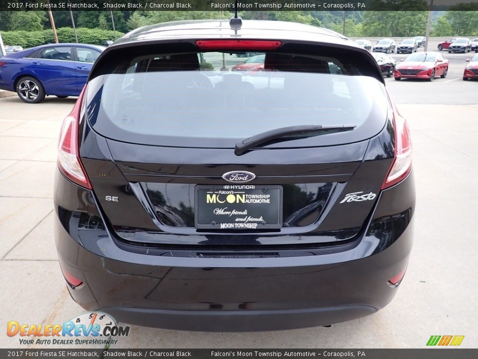 2017 Ford Fiesta SE Hatchback Shadow Black / Charcoal Black Photo #3