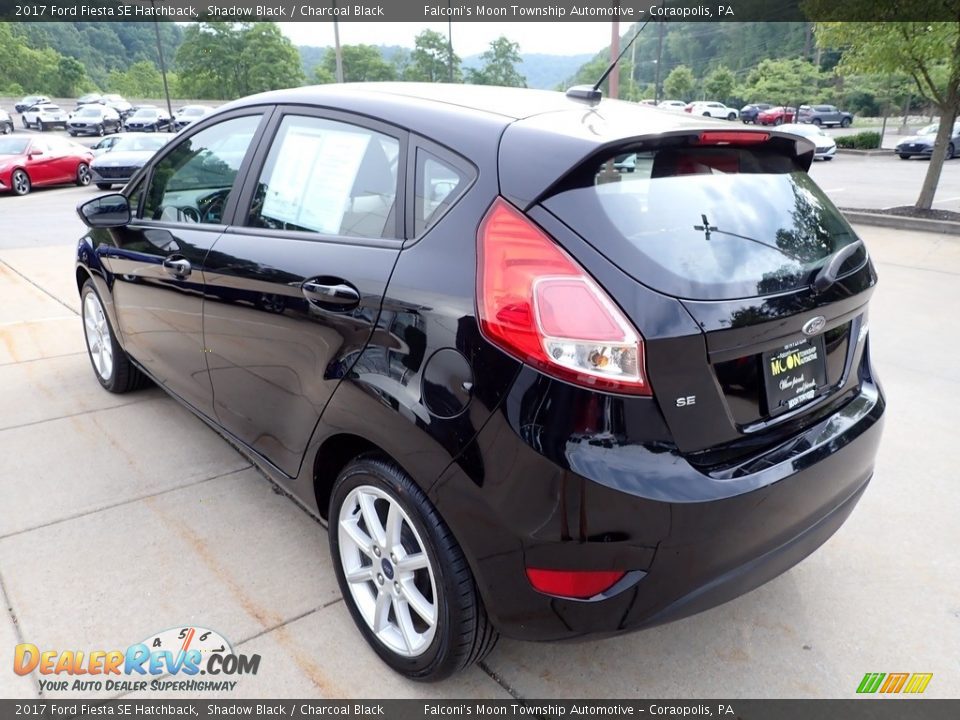 2017 Ford Fiesta SE Hatchback Shadow Black / Charcoal Black Photo #5