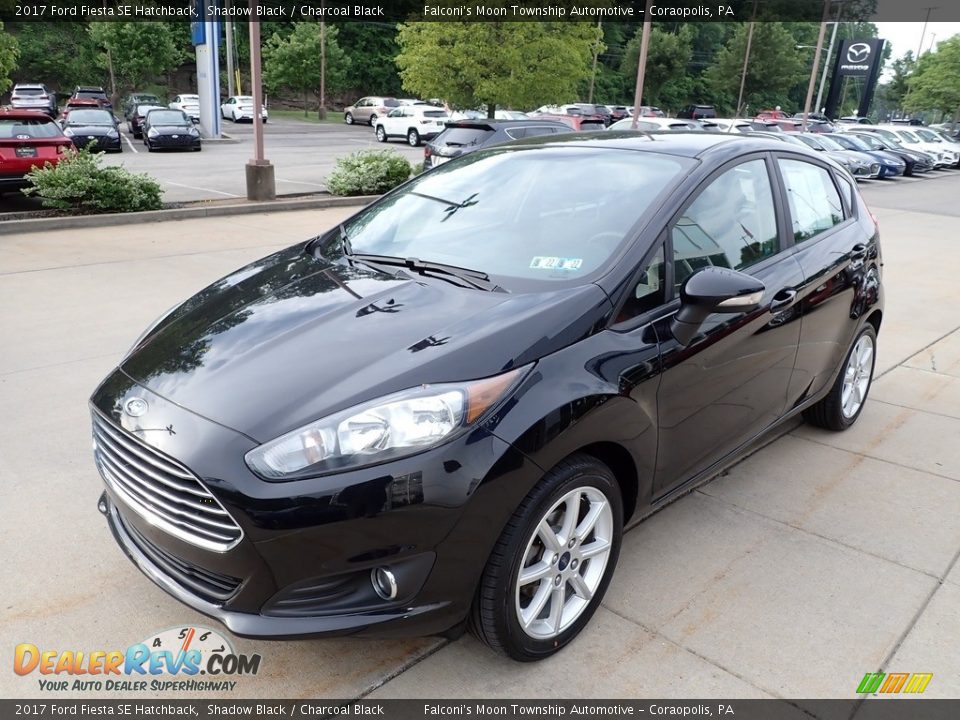 2017 Ford Fiesta SE Hatchback Shadow Black / Charcoal Black Photo #7